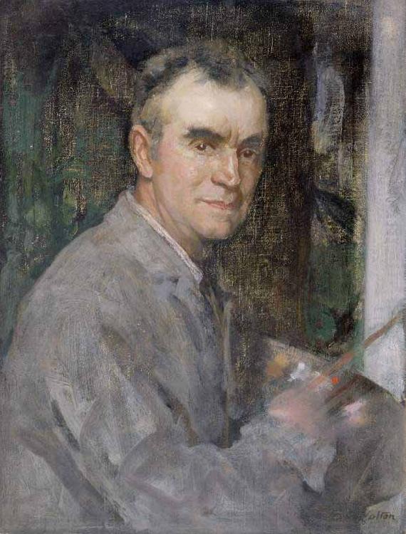 Edward Arthur Walton Self portrait France oil painting art